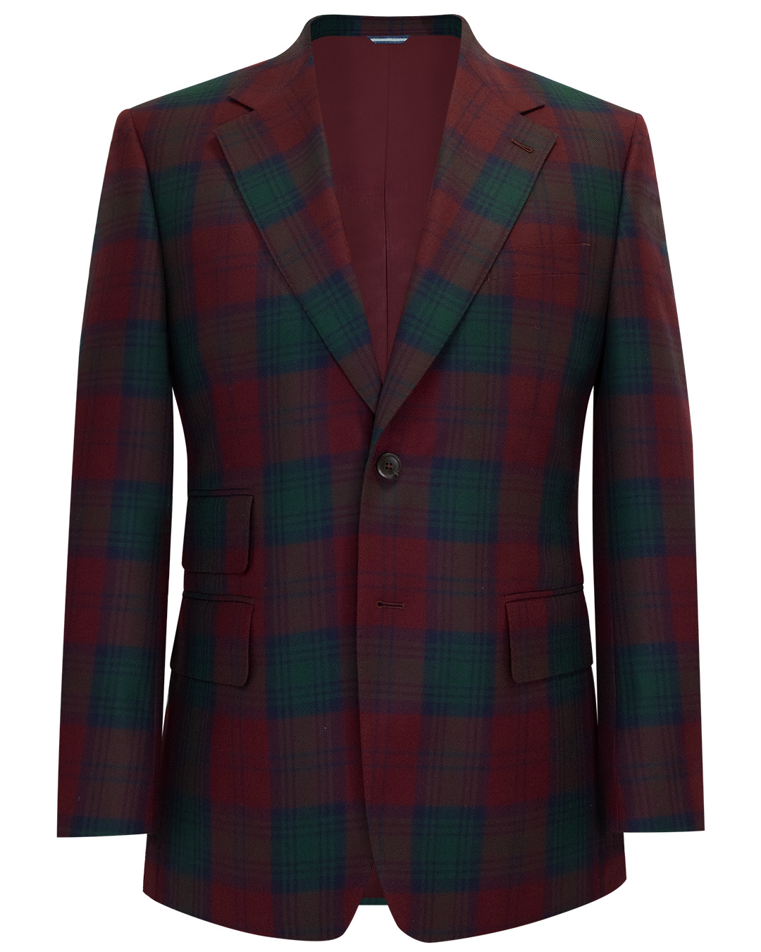 BURGUNDY TARTAN PLAID